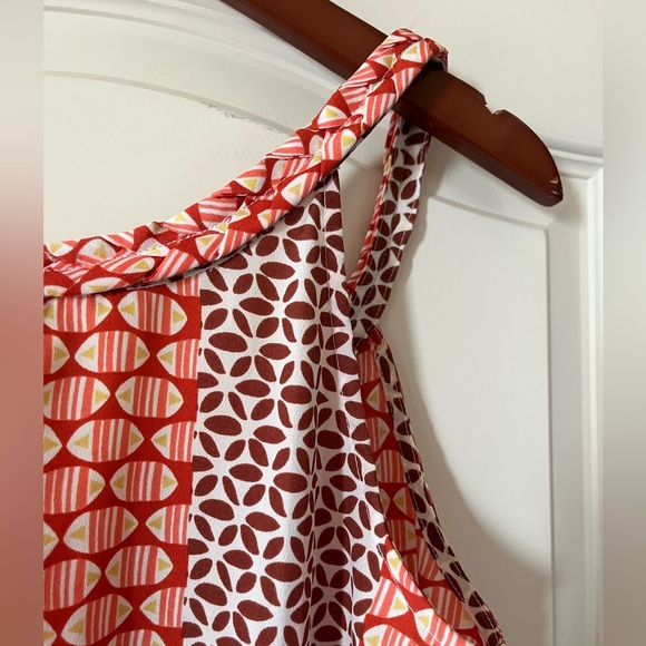 GAP Multi Colored Patterned Polyester Dress Women’s Size Medium - Picture 2 of 16